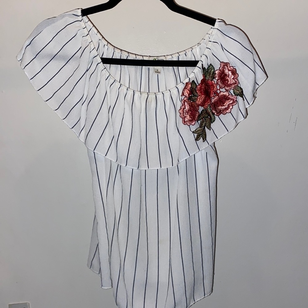 Floral Off The Shoulder Top